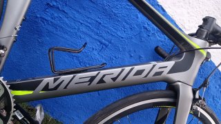 Bicicleta de Carrera Merida Gris y Verde