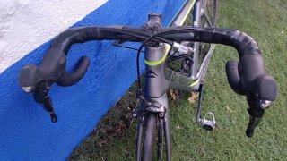 Bicicleta de Carrera Merida Gris y Verde
