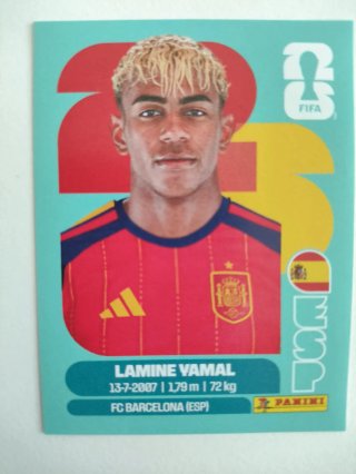 Cromo Lamine Yamal FC Barcelona FIFA 23