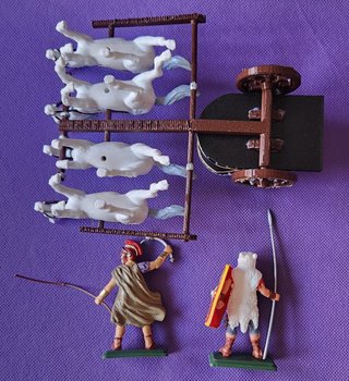 Cuadriga Romana di Soldatini in Plastica DSG Britains