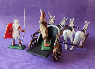 Cuadriga Romana di Soldatini in Plastica DSG Britains