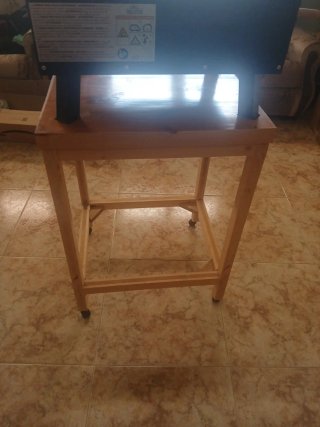 Horno de pizza negro