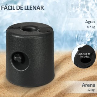 Pack 4 pesos para carpas plegables