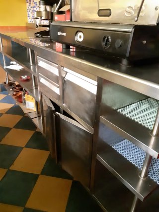 Mueble Cafetera Bar Acero Inoxidable