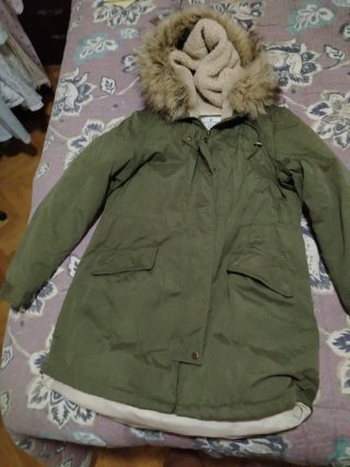 Abrigo Springfield verde Talla M