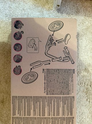 Bicicleta infantil sin pedales