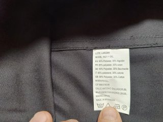 15 Chaquetas Chef Negras Talla 3XL Misemiya