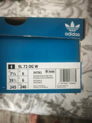 Zapatillas Adidas SL 72 Rosa/Rojo Talla 39