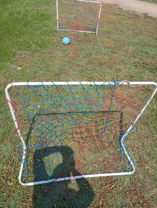Porte da calcio con reti (2 unità)