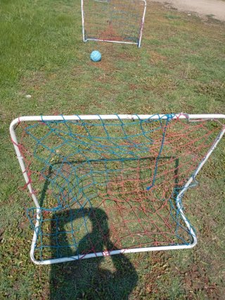 Porte da calcio con reti (2 unità)