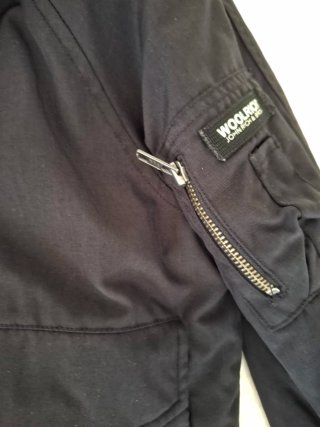 Woolrich Giubbotto Nero con Cappuccio