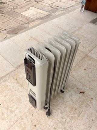 Radiador Aceite Portátil Beige/Gris