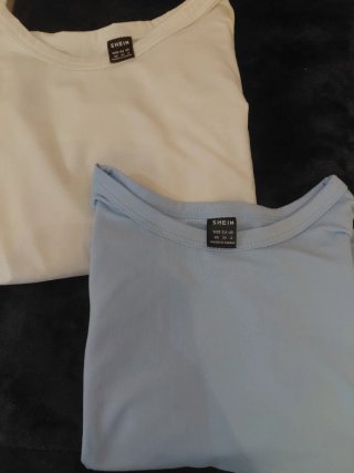 Pack 2 Tops Shein Talla XS Azul