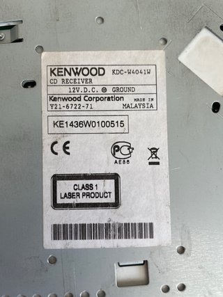 Radio CD Kenwood KDC-W4041W