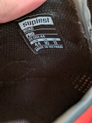 Zapatillas SUPLEST ROAD CARBON talla 44.