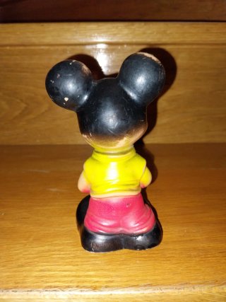Mickey em Borracha - Brinquedo Antigo