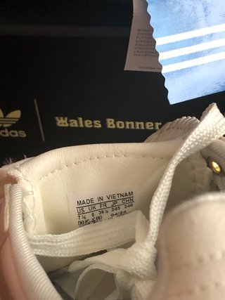 Adidas Samba x Wales Bonner Talla 39 crema/Dorado