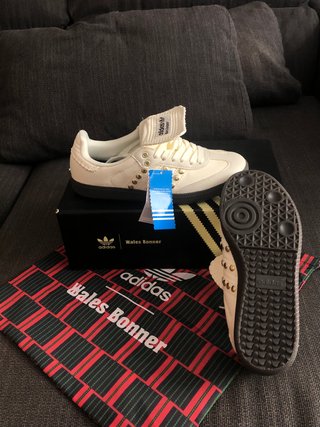 Adidas Samba x Wales Bonner Talla 39 crema/Dorado