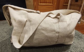 Bolsa de algodón reciclado beige
