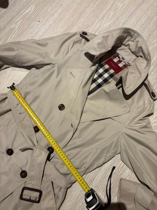 Gabardina Burberry London Nova Check Beige