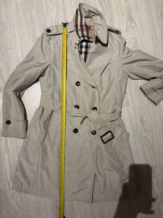 Gabardina Burberry London Nova Check Beige