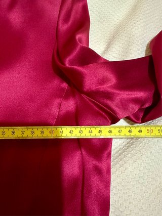Blusa Seda Caractere Roja