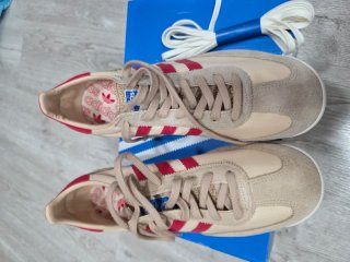 Zapatillas Adidas SL 72 Beige/Rojo