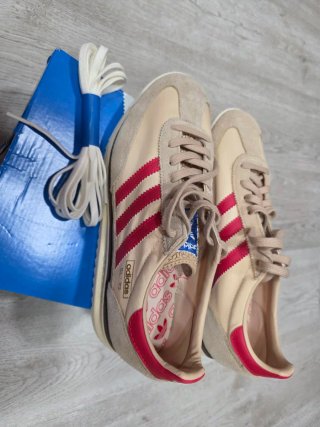 Zapatillas Adidas SL 72 Beige/Rojo