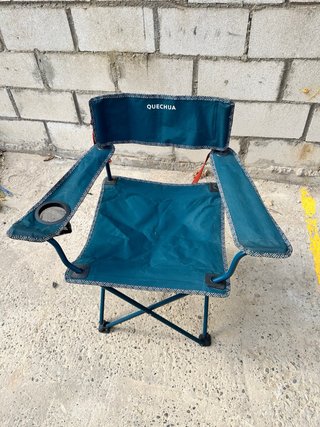 Silla de camping Quechua azul