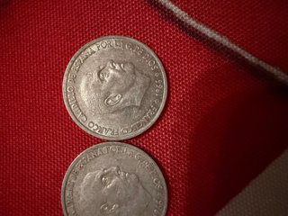 Monedas 50 Cts 1966 (2 unidades)