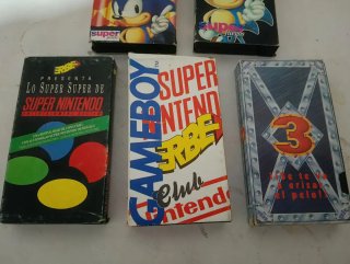 VHS Retro Sega y Nintendo