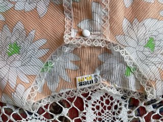Pigiamino vintage anni 60/70 floreale