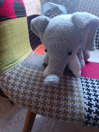 Elefante Amigurumi Hecho a Mano