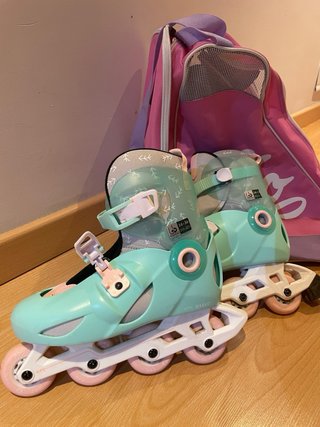 Patines Oxelo Niños Talla Ajustable + Bolso
