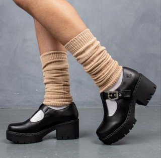 Zapatos de plataforma negros