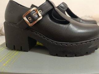 Zapatos de plataforma negros