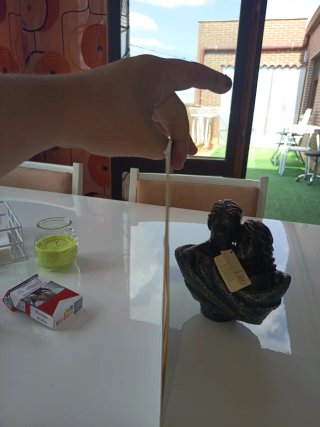 Cuadro antiguo figura femenina