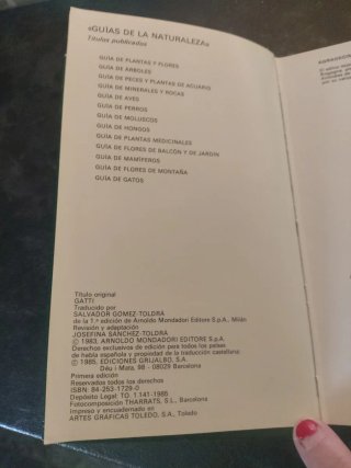 Libro ,guia de gatos