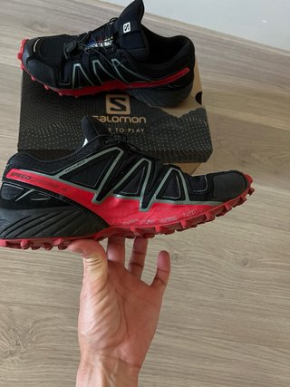 Salomon SpeedCross 4 Negro/Rojo