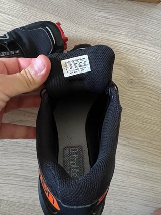 Salomon SpeedCross 4 Negro/Rojo