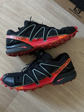 Salomon SpeedCross 4 Negro/Rojo