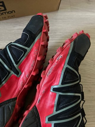 Salomon SpeedCross 4 Negro/Rojo