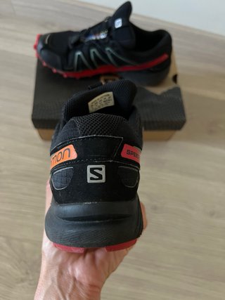 Salomon SpeedCross 4 Negro/Rojo