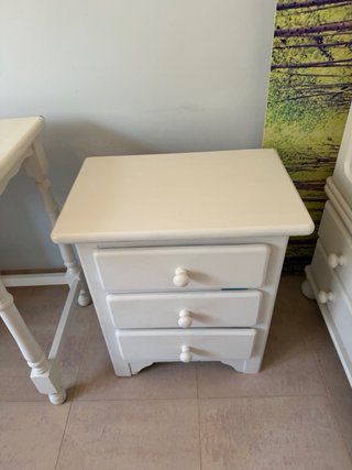 Escritorio y Mesita Vintage Madera