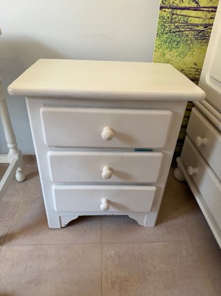 Escritorio y Mesita Vintage Madera