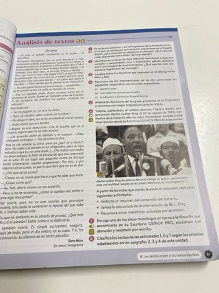 libro de lengua de primero de bachillerato