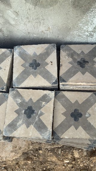 Baldosas hidráulicas vintage con diseño