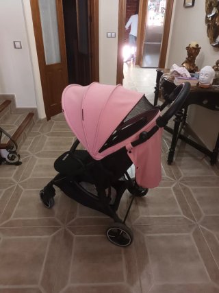 Silla de paseo rosa