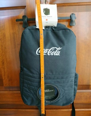 Zaino Coca-Cola con Bluetooth Nero