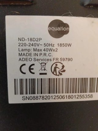 Estufa eléctrica decorativa